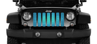 Teal Ombre Sparkle Flex Grille Insert - Goats Trail