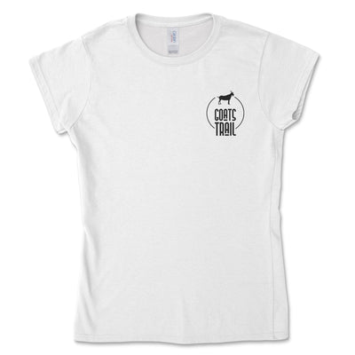 The Fun Begins Where the Road Ends Women's Tee - Goats Trail Off-Road Apparel Company