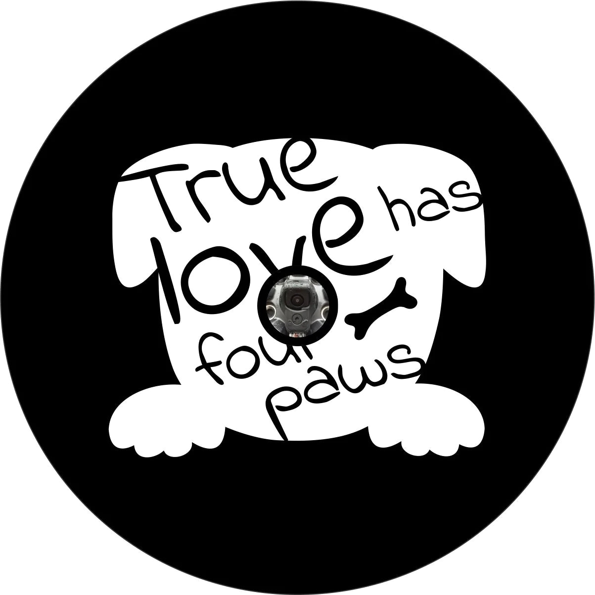 True Love Has Four Paws Spare Tire Cover - Goats Trail Off-Road Apparel Company