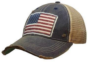 USA American Flag Hat - Goats Trail