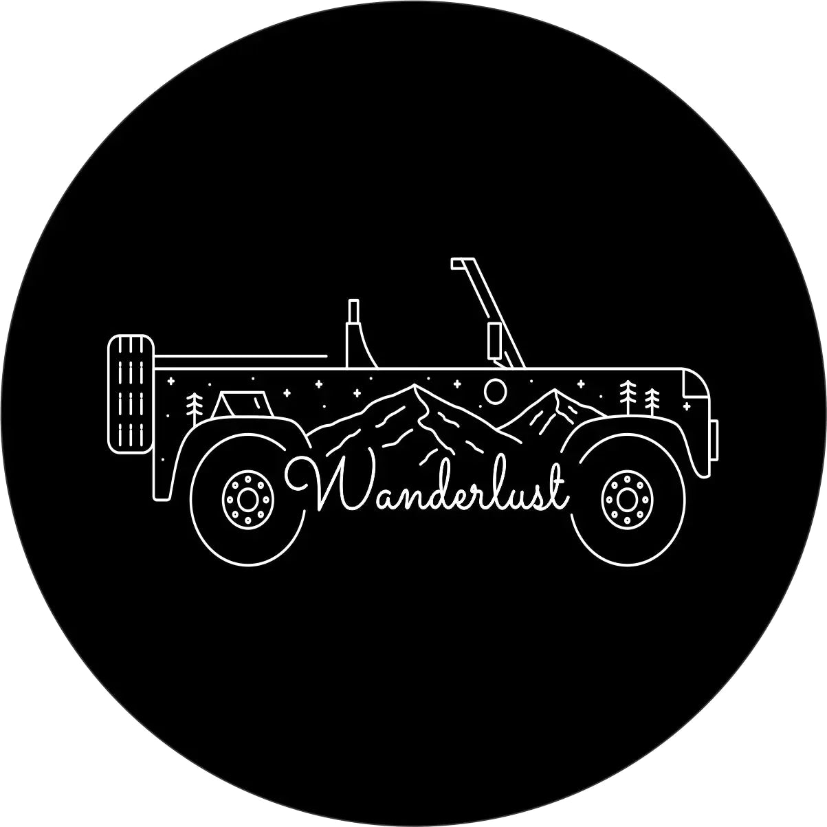 Wanderlust Tire Cover - Goats Trail
