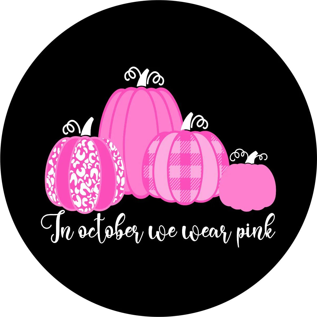 Wear Pink Breast Cancer Awareness Spare Tire Cover - Goats Trail