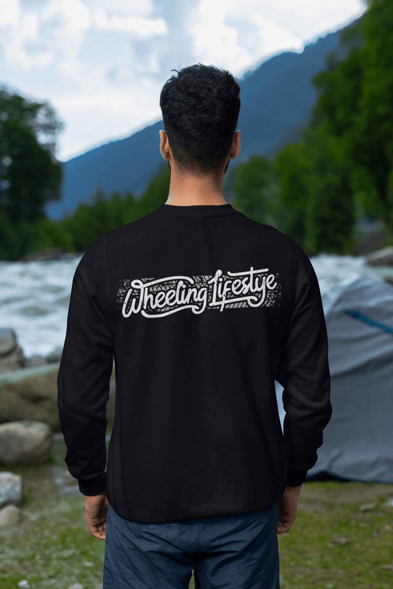 Wheeling Lifestyle Crewneck-Cozy and Comfortable - Goats Trail Off-Road Apparel Company