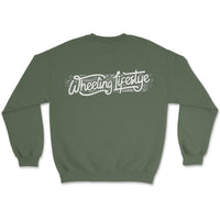 Wheeling Lifestyle Crewneck - Cozy and Comfortable - Goats Trail