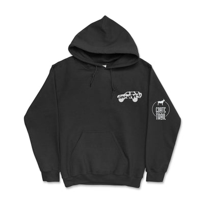 White 4Runner Hooded Sweatshirt - Goats Trail Off-Road Apparel Company