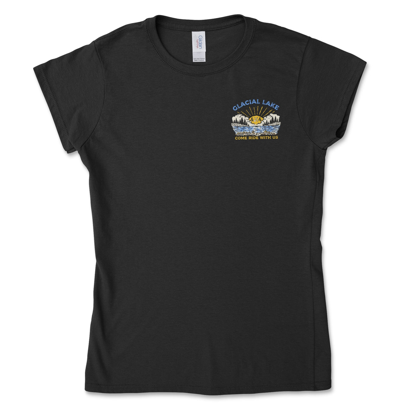 Women's Glacial Lake Come Ride With Us Tee Women's Fit T-shirts