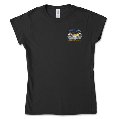 Women's Glacial Lake Come Ride With Us Tee Women's Fit T-shirts