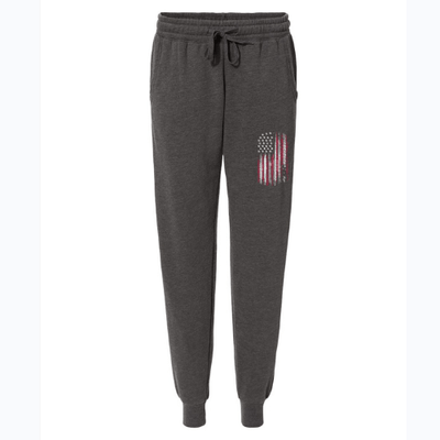 Women's American Flag Duck Themed Joggers - Goats Trail Off-Road Apparel Company