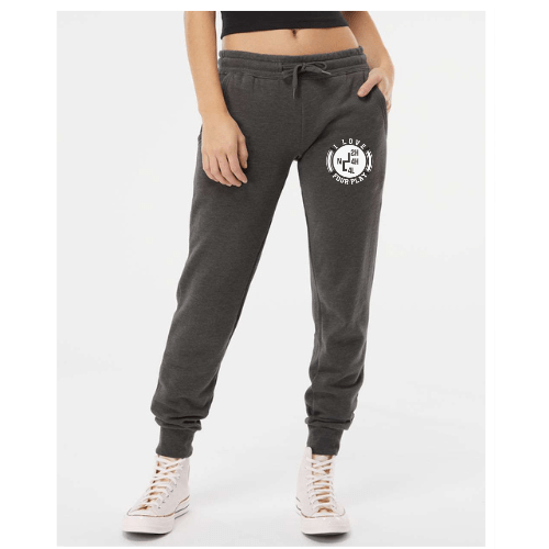 Women's I Love Four-Play Wave Washed Joggers - Goats Trail Off-Road Apparel Company